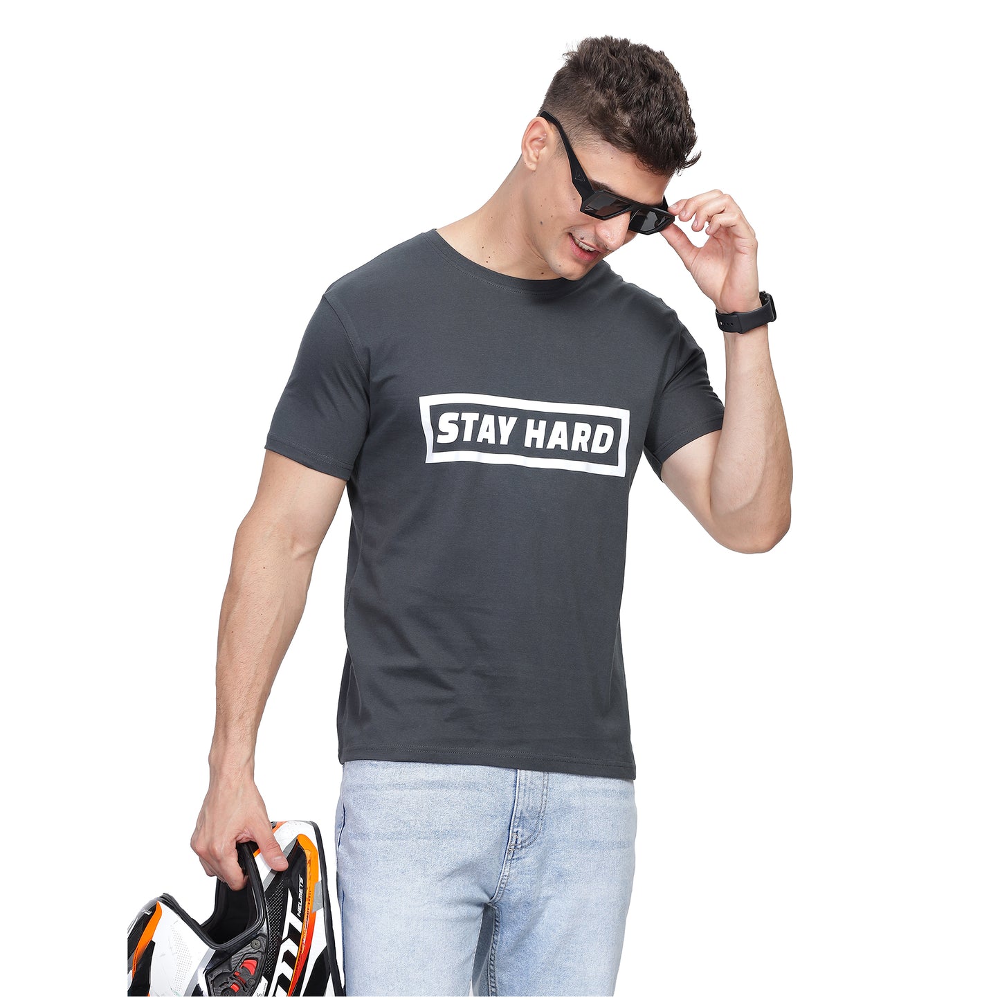 Stay Hard Classic Tee - Outlined