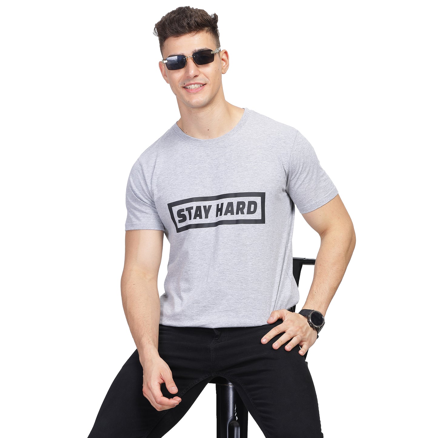 Stay Hard Classic Tee - Outlined