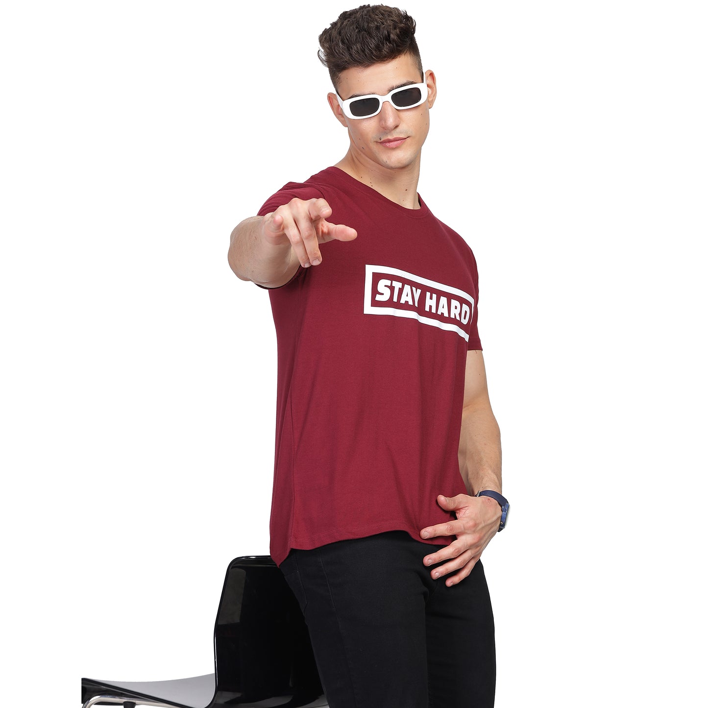 Stay Hard Classic Tee - Outlined