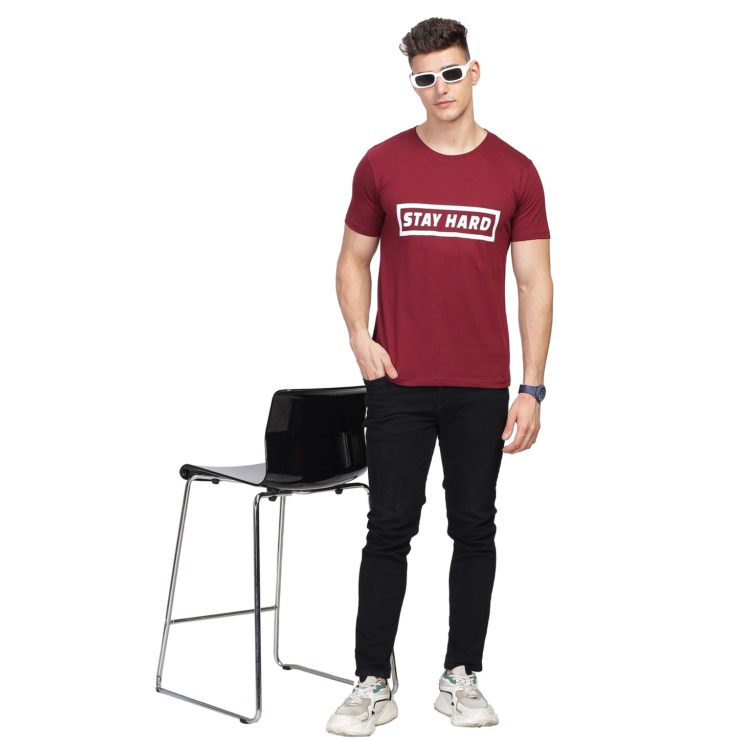Stay Hard Classic Tee - Outlined
